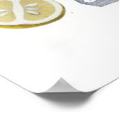 オウギョウ（オレンジ） ポスター (角)