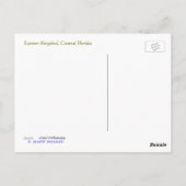 オウサマタイランチョウ ポストカード (裏面)