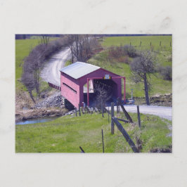 オウタウエの屋根付き橋 ポストカード