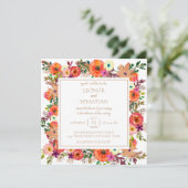 オウタンフラワーズスクエア結婚式招待状 招待状 (スタンド正面)