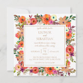 オウタンフラワーズスクエア結婚式招待状 招待状 (正面)