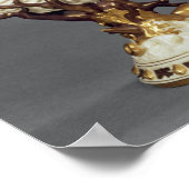 オウチラスの形をしたワーチェスターの花瓶 ポスター (角)