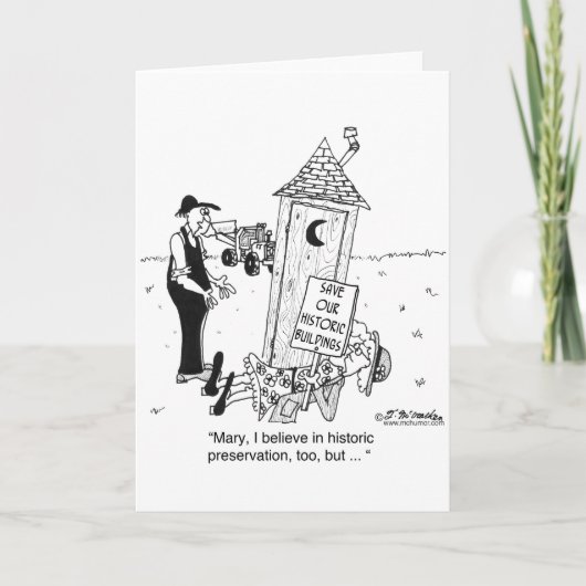 オウハウスの歴史的保存？ カード (正面)