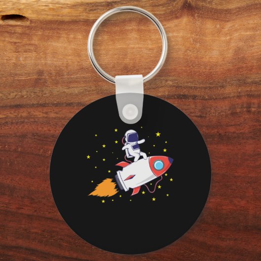 オウフ・レイクテ宇宙飛行士 キーホルダー (正面)