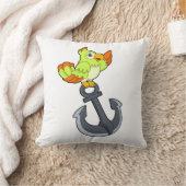 オウムいかり クッション (ブランケット)