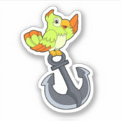 オウムいかり シール (正面)