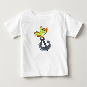 オウムいかり ベビーTシャツ