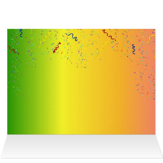 オウムおめでとうカード (内部横(上))
