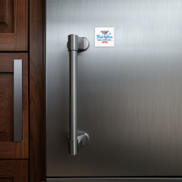 オウムおもしろいウィザーズのロゴ マグネット