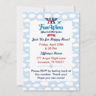 オウムおもしろい妻の招待状evite雲 招待状