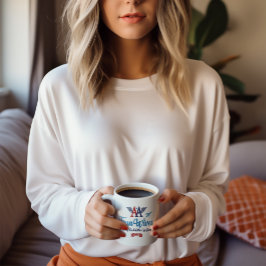 オウムおもしろい妻ロゴコーヒーマグ コーヒーマグカップ