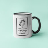 オウムおもしろいNA依存回復茶とコーヒーマグ マグカップ