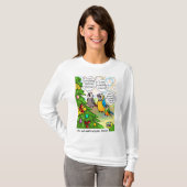 オウムおよびクリスマスツリー Tシャツ (正面フル)