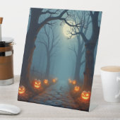 オウムかぼちゃ道 台座サイン (インサイチュ)