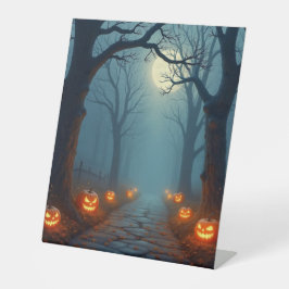 オウムかぼちゃ道 台座サイン