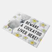 オウムがオウムの玄関マットの用心するLala ドアマット (アングル)