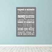 オウムことわざ&スローガン2 Canvas キャンバスプリント (インサイチュ (ウッドフロア))