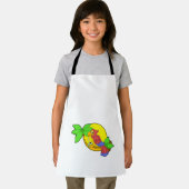 オウムとココナッツ エプロン (インサイチュ)
