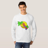 オウムとココナッツ Tシャツ (正面フル)