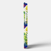 オウムとトロピカルフルーツ |名前の追加 Case-Mate iPhoneケース (裏面 / 左)