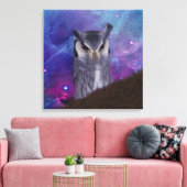 オウムとファンタジーの空 キャンバスプリント (インサイチュ (リビング))
