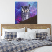 オウムとファンタジーの空 キャンバスプリント (インサイチュ (寝室))