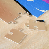 オウムと星ジグソーを使った漫画の海賊パズル ジグソーパズル (側面)