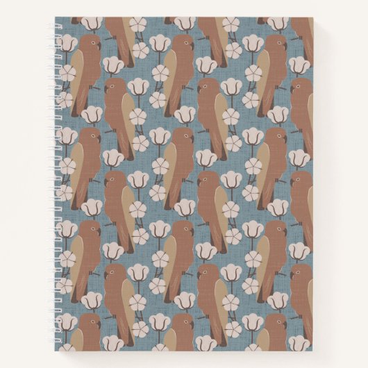 オウムと木綿花 ノートブック (正面)