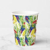 オウムと熱帯果物 紙コップ (右)