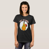 オウムに取り付かれて太陽の下に隠れる Tシャツ (正面フル)