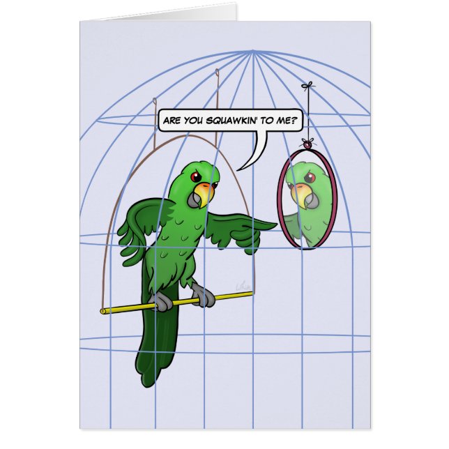 オウムのおりの戦いカード (正面)