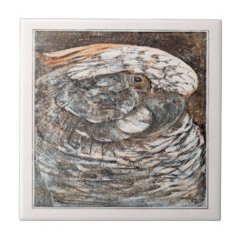 オウムのアートのビクトリアン長 タイル