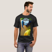 オウムのオウム鳥の鳥マカオ動物の野生動物 Tシャツ (正面フル)
