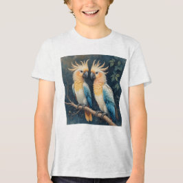 オウムのカップル トライブレンドＴシャツ