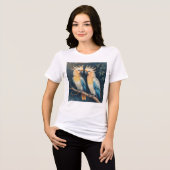 オウムのカップル トライブレンドTシャツ (正面全面)