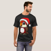 オウムのクリスマスTシャツ Tシャツ (正面フル)