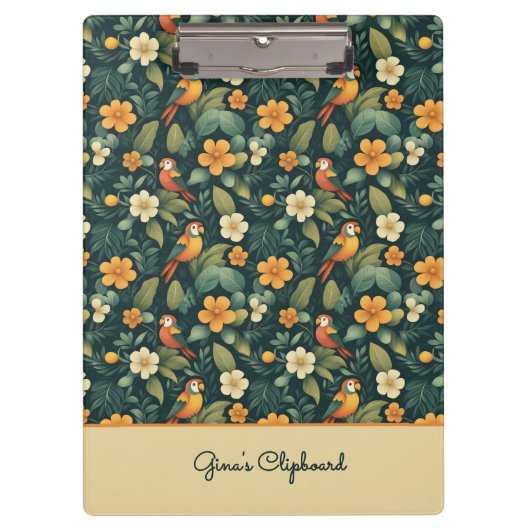 オウムのジャングル クリップボード (正面)