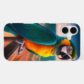 オウムのスマホケース iPhoneケース (裏面横)