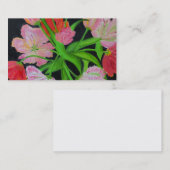 オウムのチューリップの名刺 名刺 (正面/裏面)