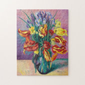 オウムのチューリップ | アンリマンギン ジグソーパズル (縦)