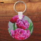 オウムのチューリップ キーホルダー (正面)