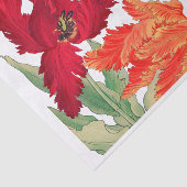 オウムのチューリップ、フローラのデコパージュ 薄葉紙 (詳細)