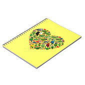 オウムのハート ノートブック (左側)