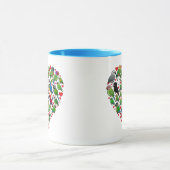 オウムのハート マグカップ (中央)