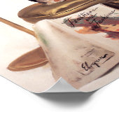 オウムのピン留め ポスター (角)