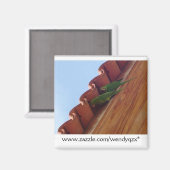 オウムのペア マグネット (正面/裏面)