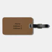 オウムのポートレート ラゲッジタグ (裏面横)