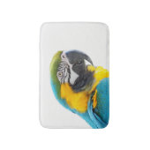 オウムのマカオ熱帯動物写真かわいい野生 バスマット (正面縦)