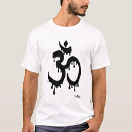 オウムのマニPADMEのハム雑音OM DMTのスピリチュアルの落書き Tシャツ