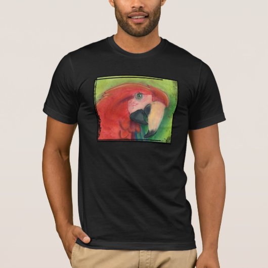オウムのワイシャツ Tシャツ (正面)
